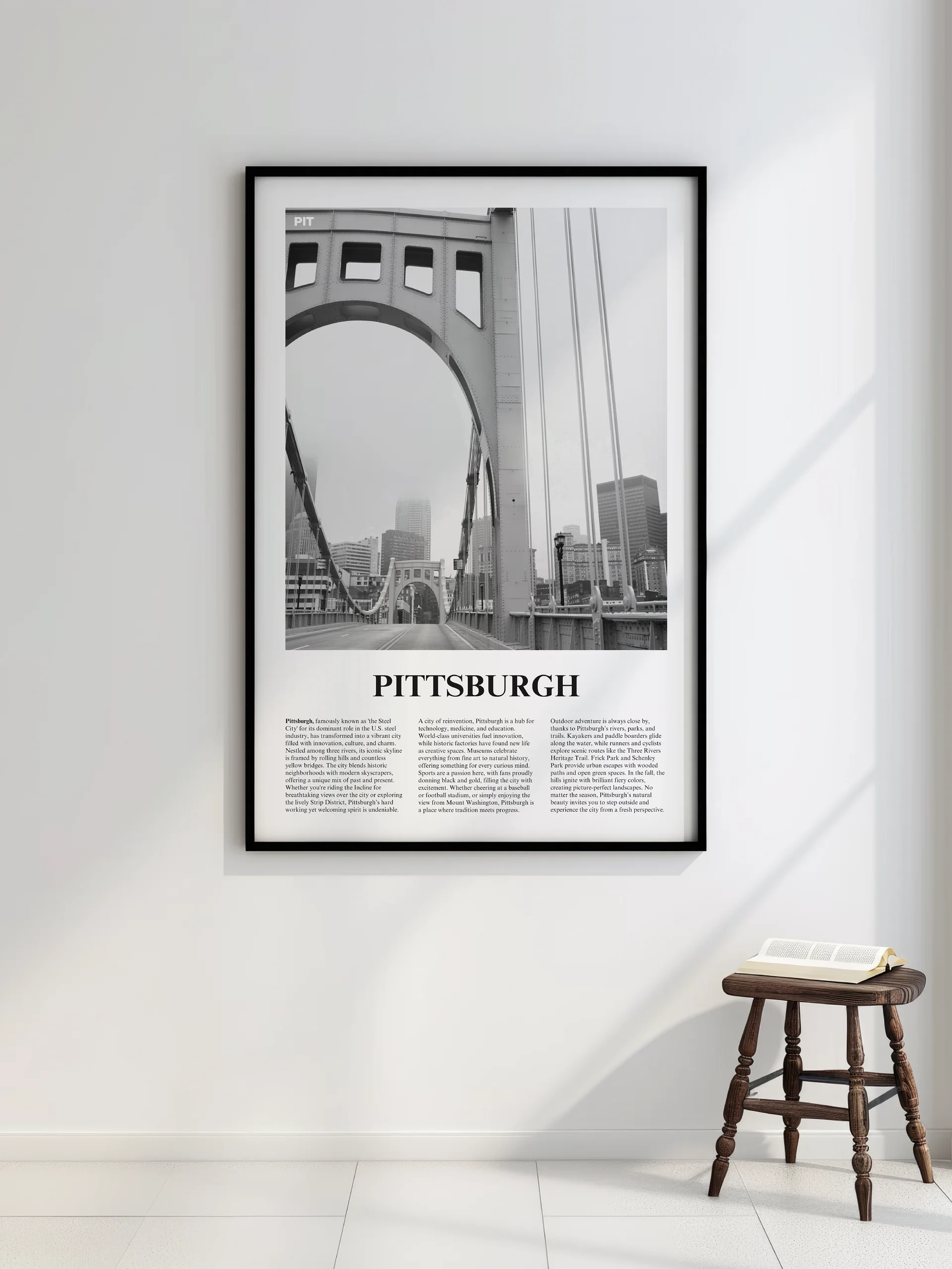 Pittsburgh 01 Newspaper Poster product image (2)