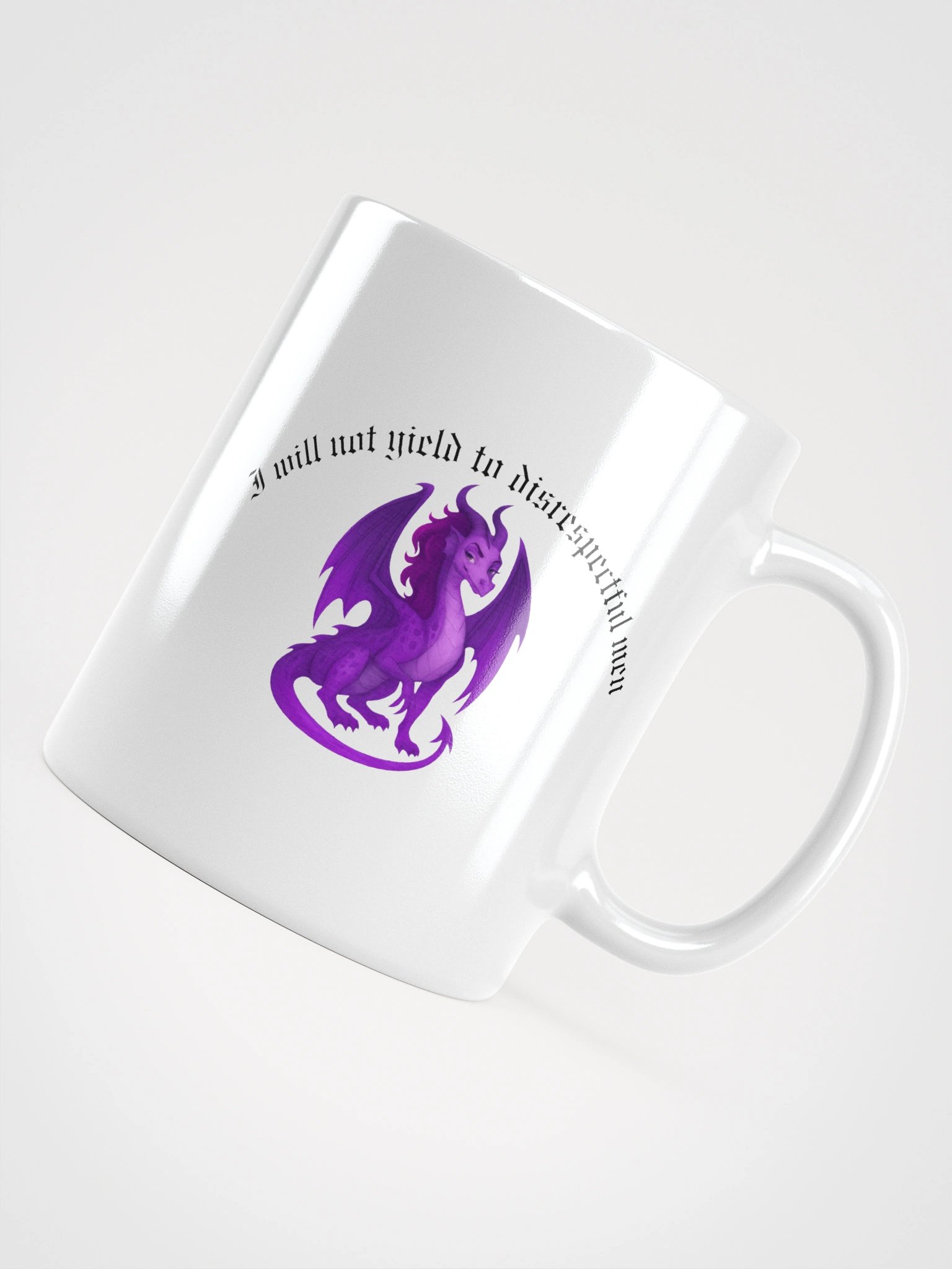 I will not yield dragon mug product image (10)