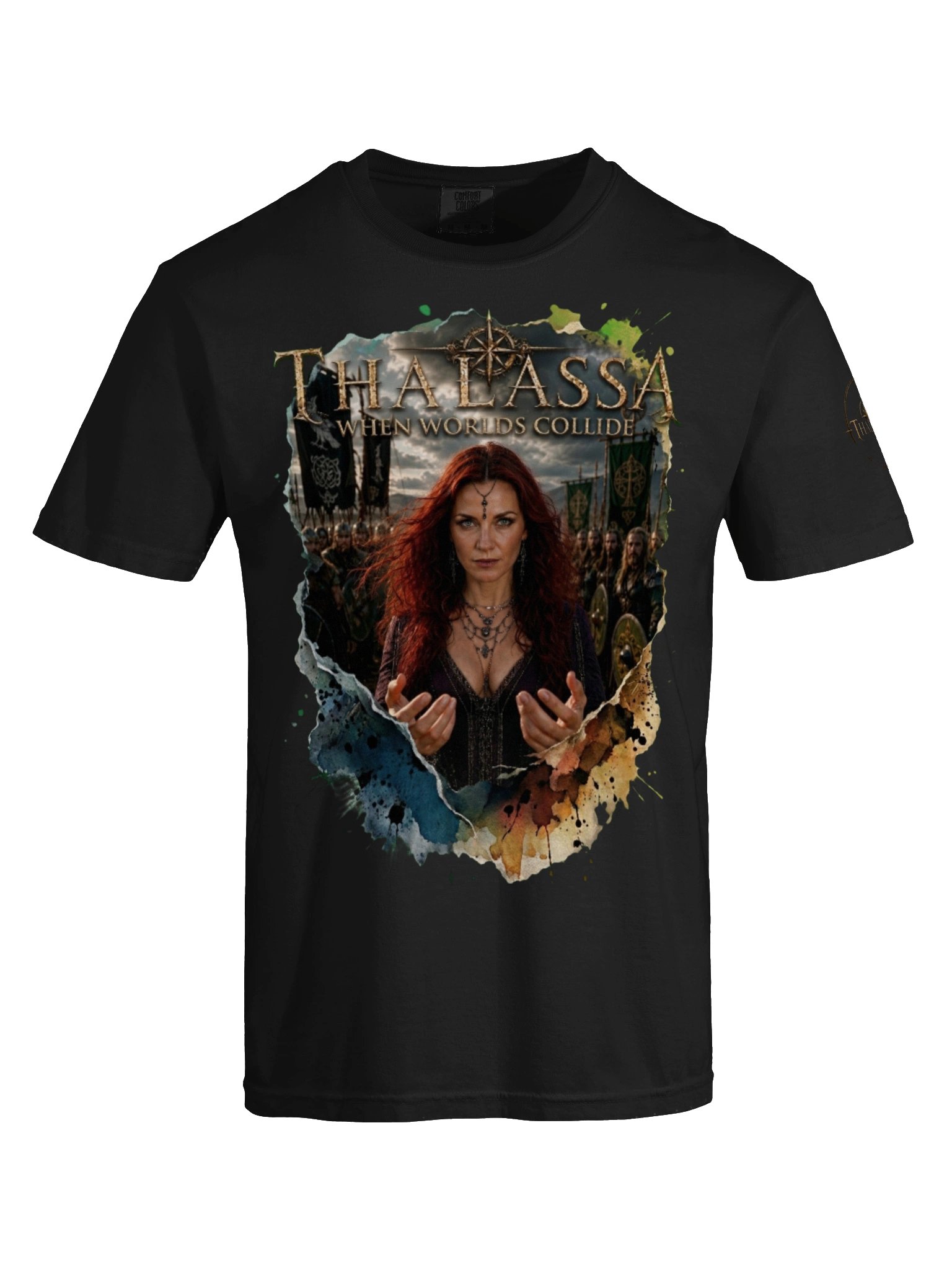 THALASSA Nilah Version - "When Worlds Collide" Heavyweight Official T-Shirt product image (10)