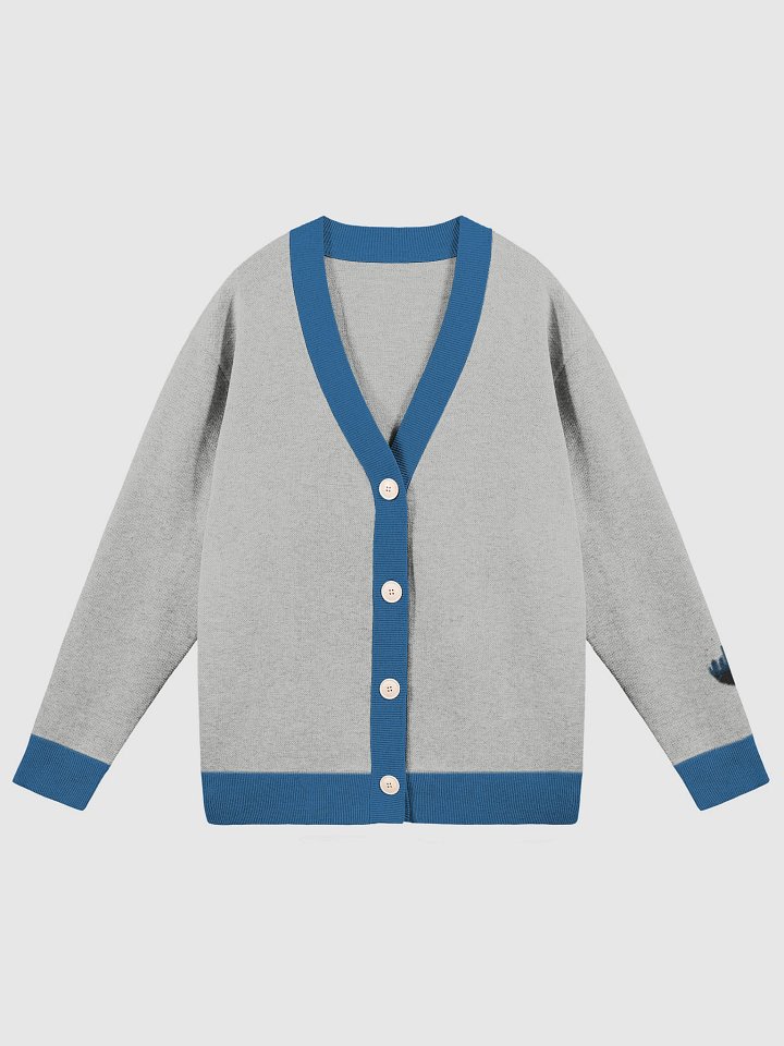NYC Skyline Jacquard Knit Unisex Cardigan product image (5)