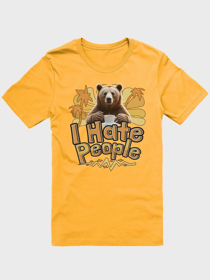 I Hate People Bearly Social T-Shirt product image (1)