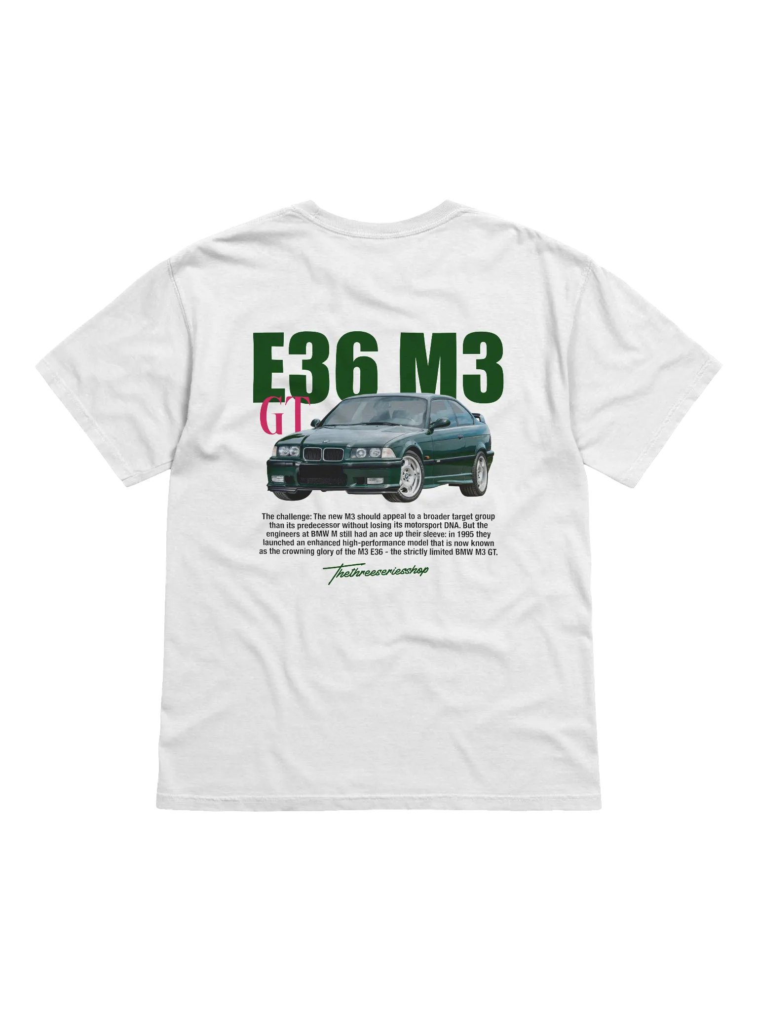 E36 M3 Classic Car Enthusiast Tee product image (1)
