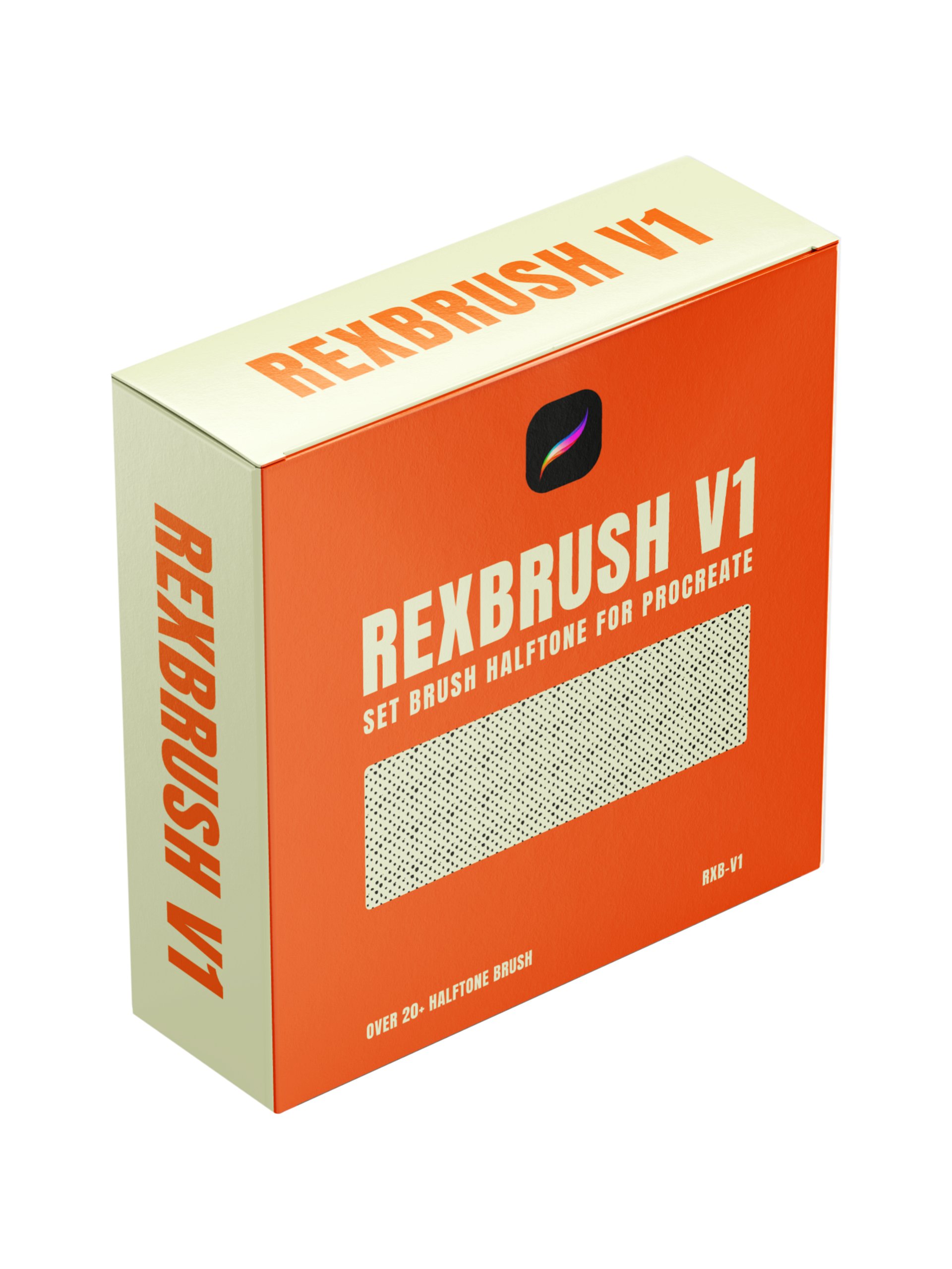REX BRUSH V1 - Halftone Brushes Set (Procreate) product image (1)