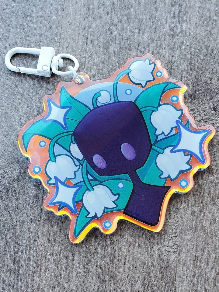 Rain Holographic Acrylic Keychain product image (2)