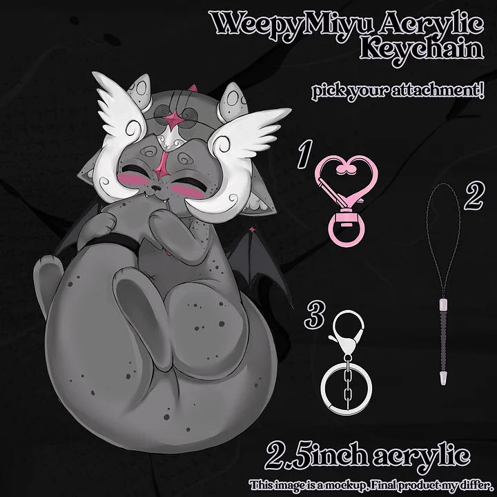 WeepyMiyu Keychain [PREORDER] product image (1)