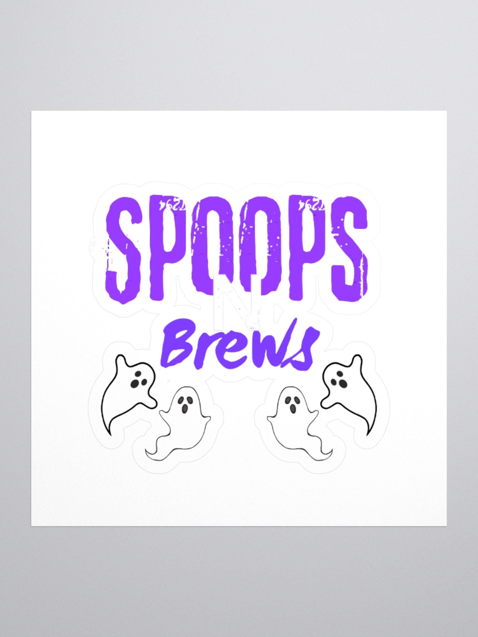 spoops and brews sticker product image (1)