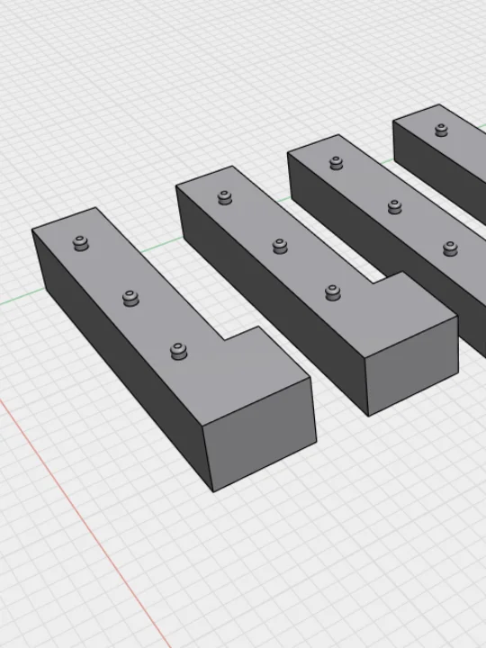 15mm French Cleat Brackets 3D Print Stl File Bundle product image (9)