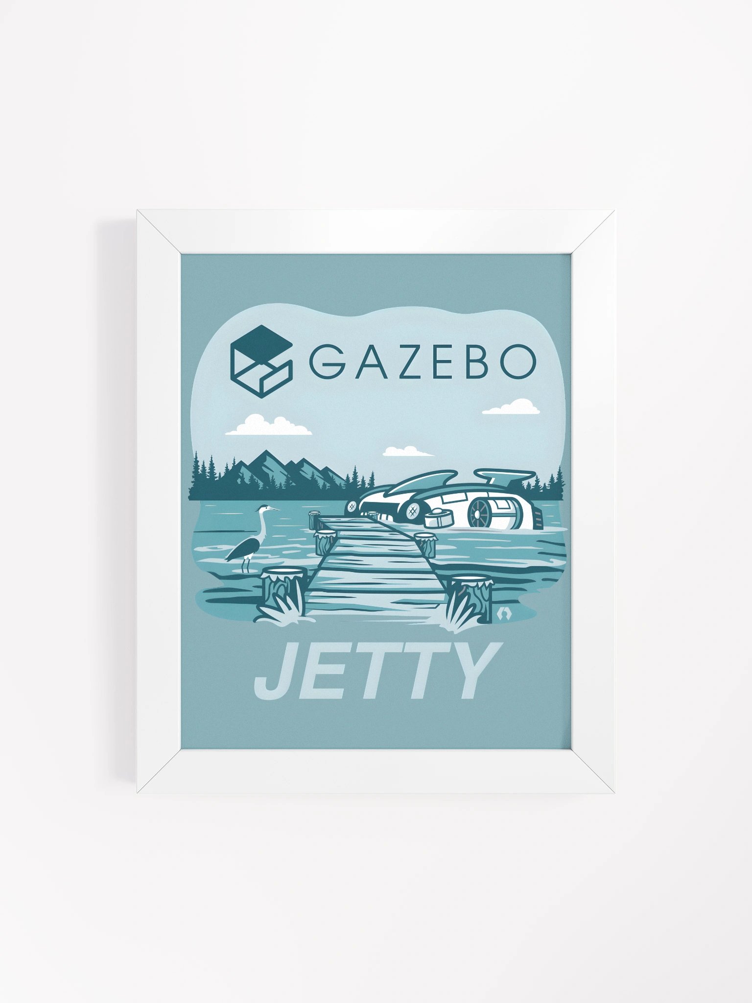 Gazebo Jetty framed poster product image (8)