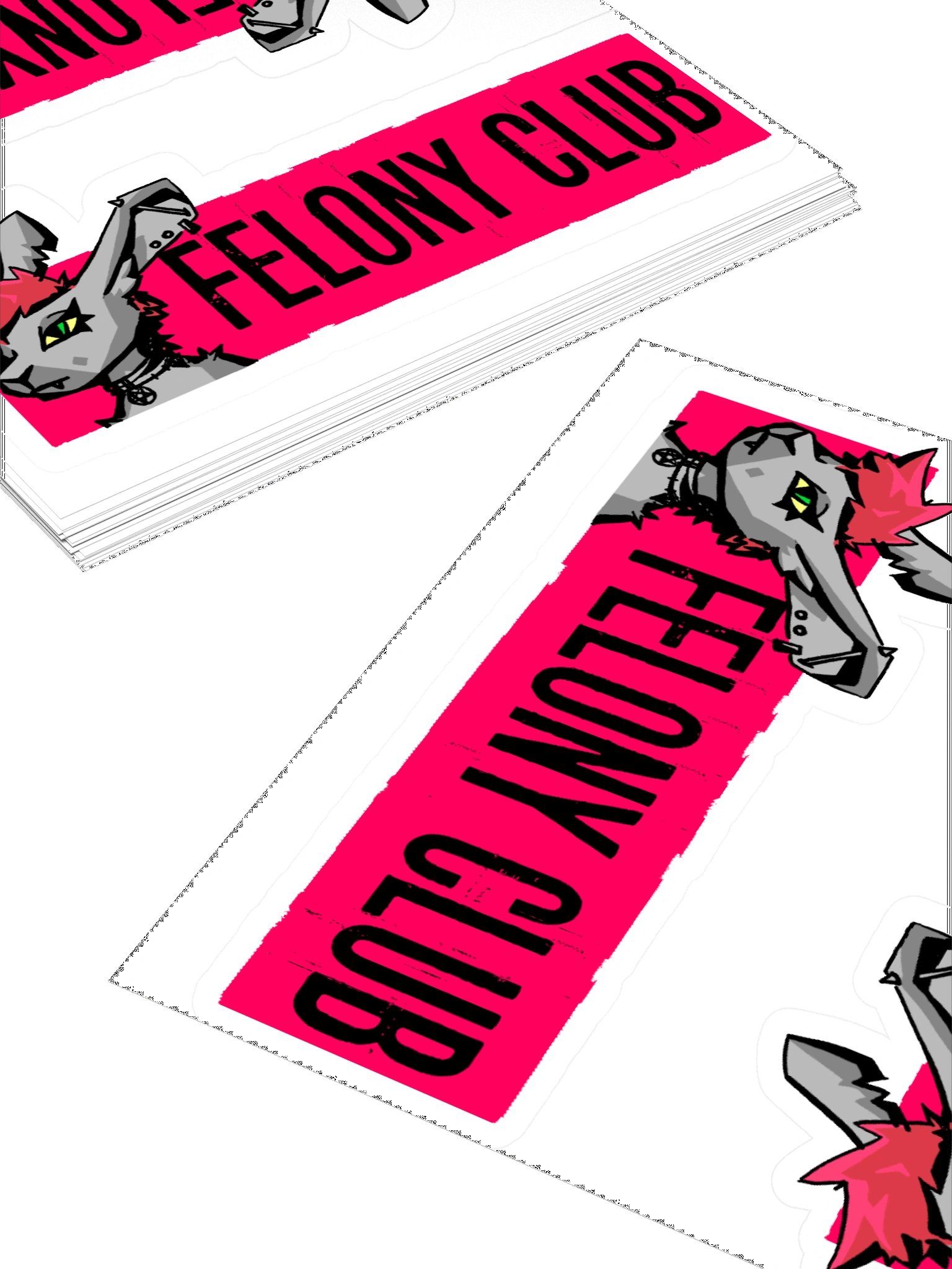 FELONY CLUB STICKERS product image (4)