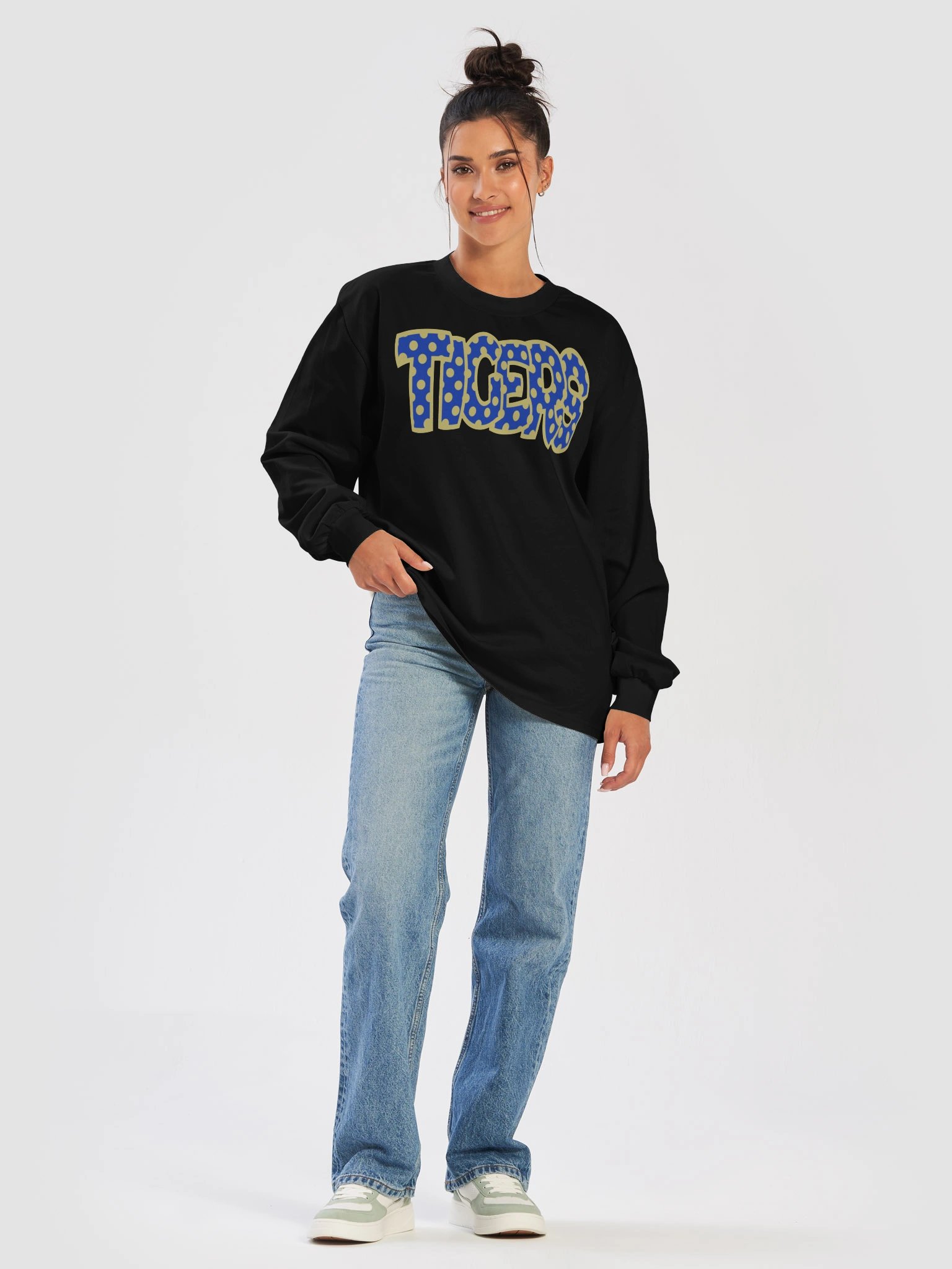 Tigers Polka Dot Long Sleeve T-Shirt product image (17)
