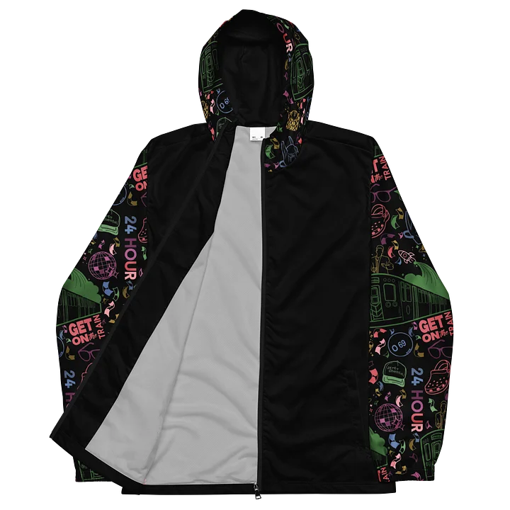 24hr Train Graphic Sleeve Zip-Up product image (1)