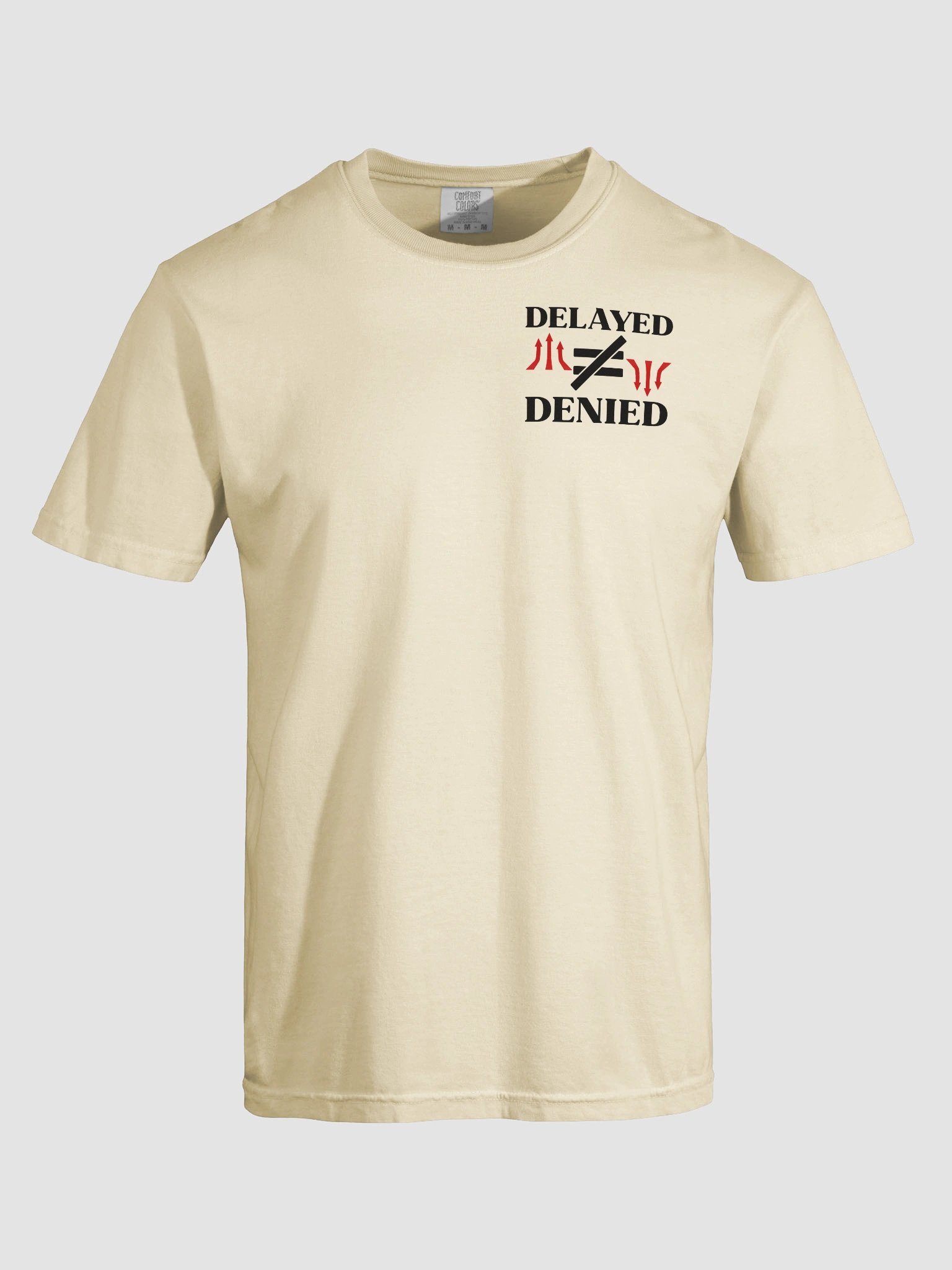 Delayed Not Denied Comfort Colors T-shirt. product image (4)