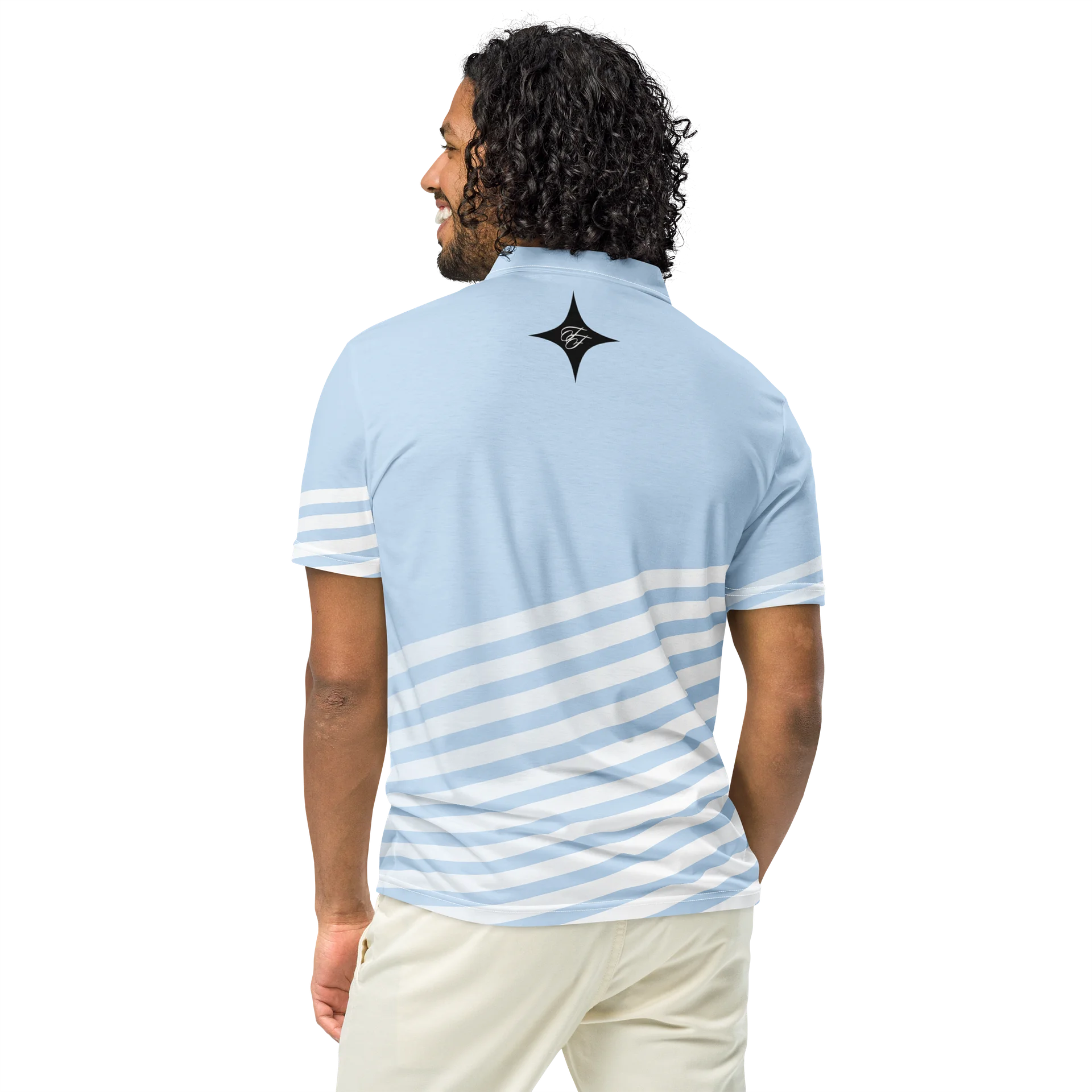 F&F Script CHI Slim Fit Polo Shirt product image (5)