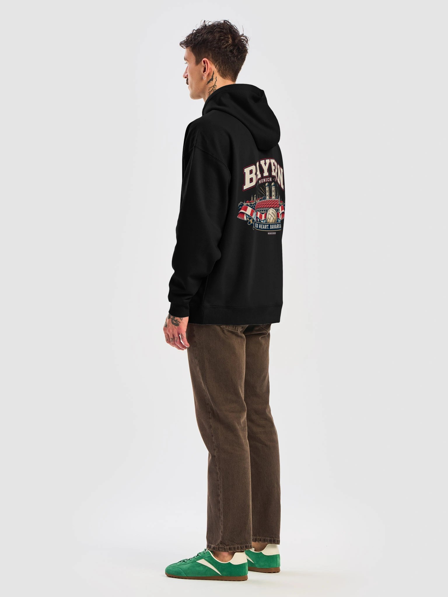Bayern Munich Retro Football Hoodie | WanderOdd product image (10)