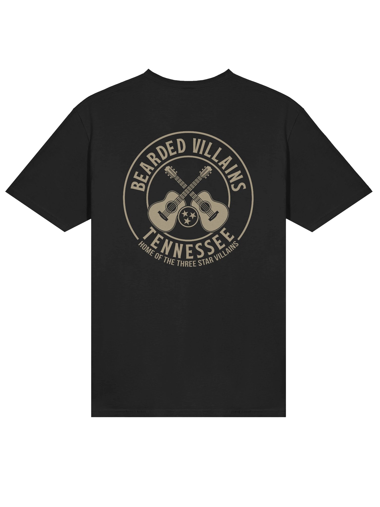 TSV Bearded Villains Tennessee Vandy Gold T-Shirt | Premium Brotherhood Tee | Southern Pride Apparel product image (4)