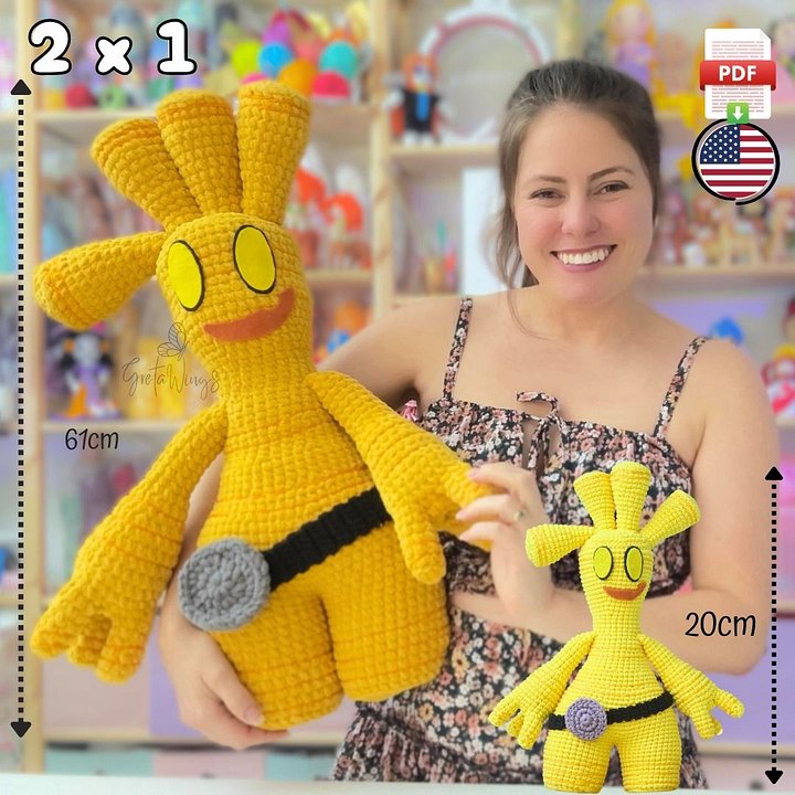 Gholdengo Pokémon #1000 Master Bundle: Giant & Small Versions (2-in-1 Pattern) product image (1)