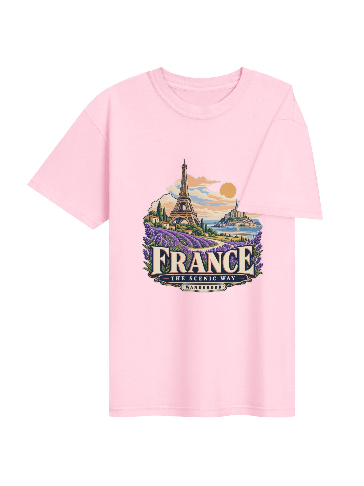 France Eiffel Tower Graphic T-Shirt – Comfort Colors® | WanderOdd product image (77)