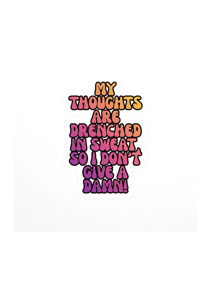 Menopause Chaos Kiss Cut 4"x4" Vinyl Sticker product image (1)