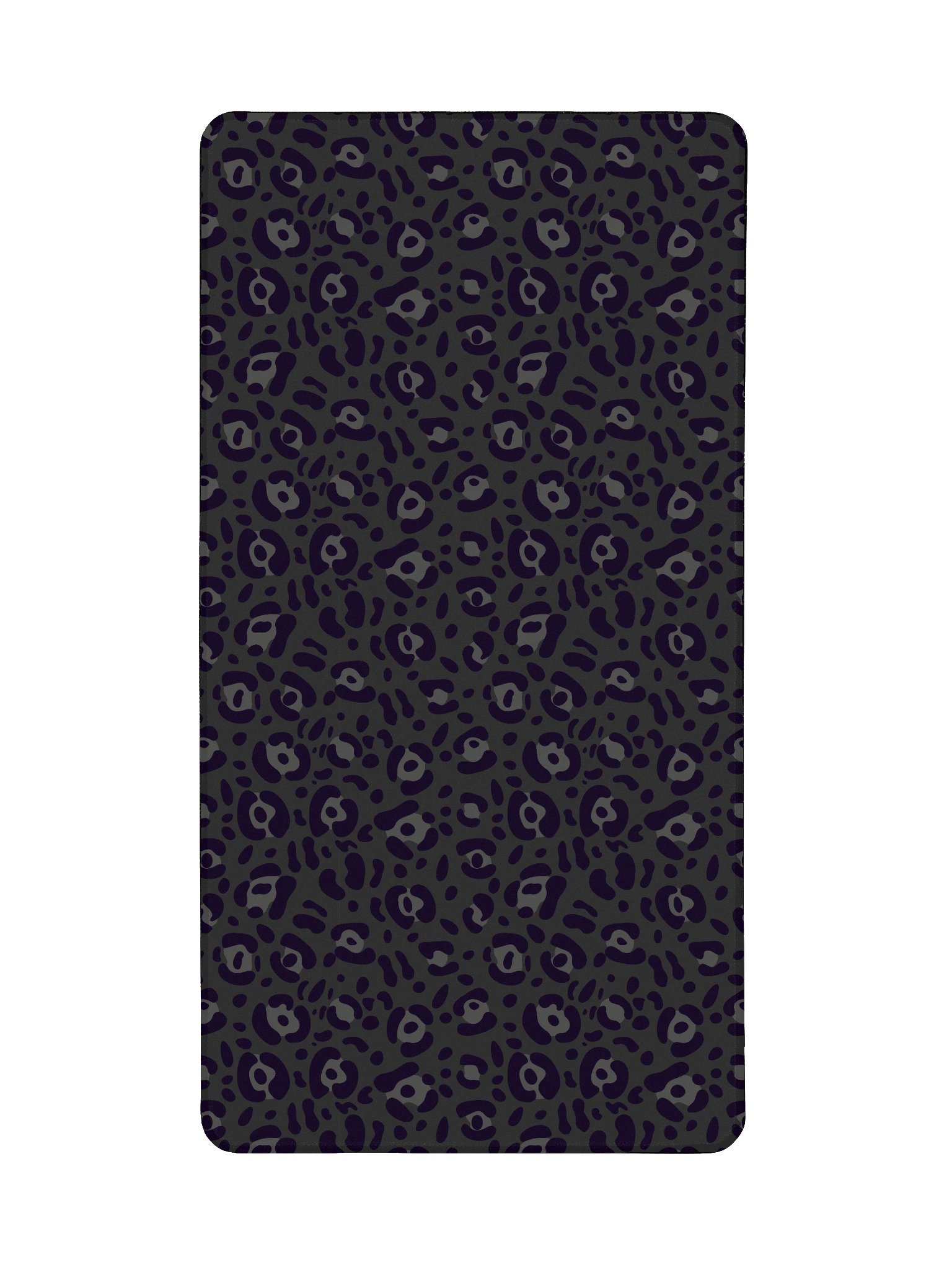 Black Leopard Print Desk Mat for Gaming and Work product image (2)