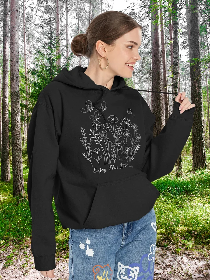 Enjoy The Little Things Floral Classic Hoodie product image (2)
