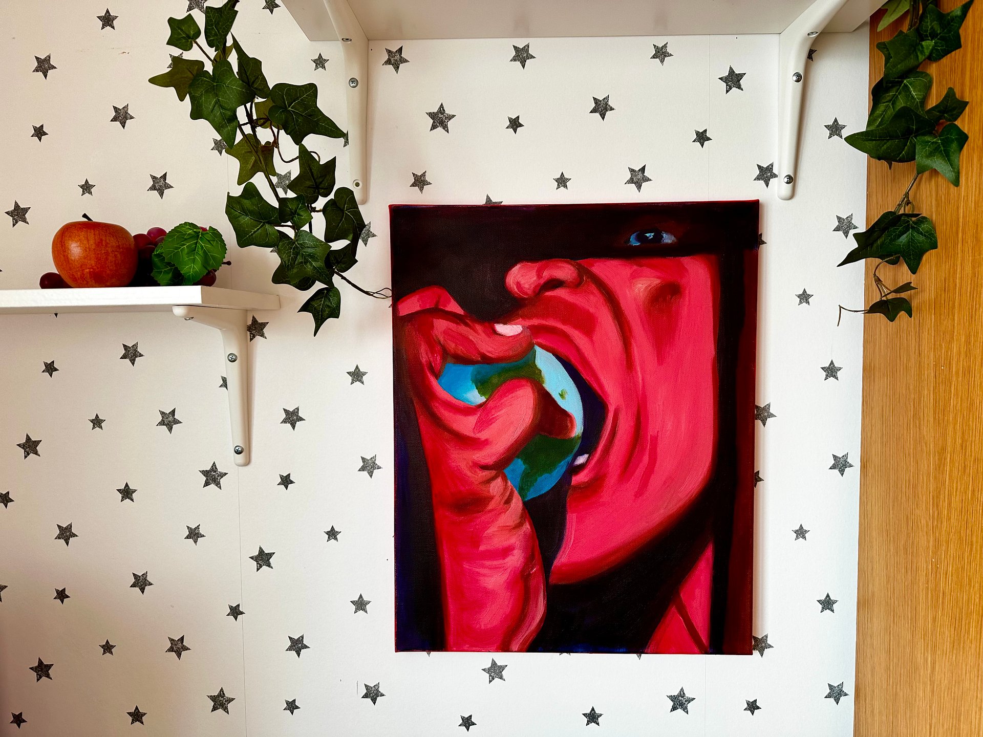 ’our moderate demands’ oil on canvas original painting product image (3)