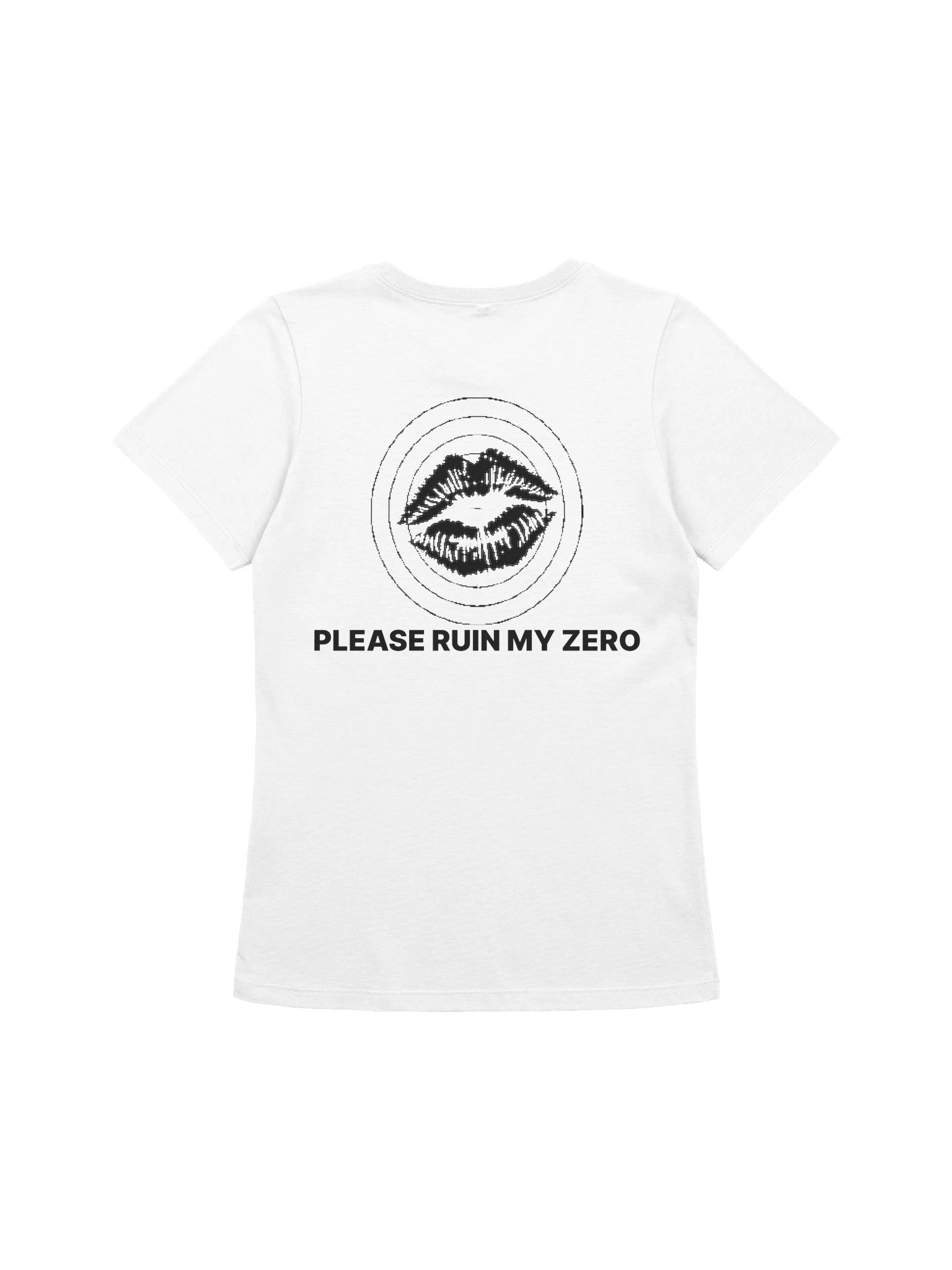 No ShopCo Women's White Tee - Please Ruin My Zero product image (2)