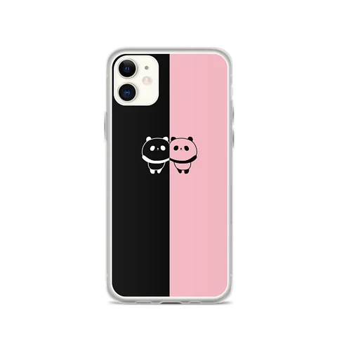 PANDAZ PHONE CASE (Black And Pink) product image (1)