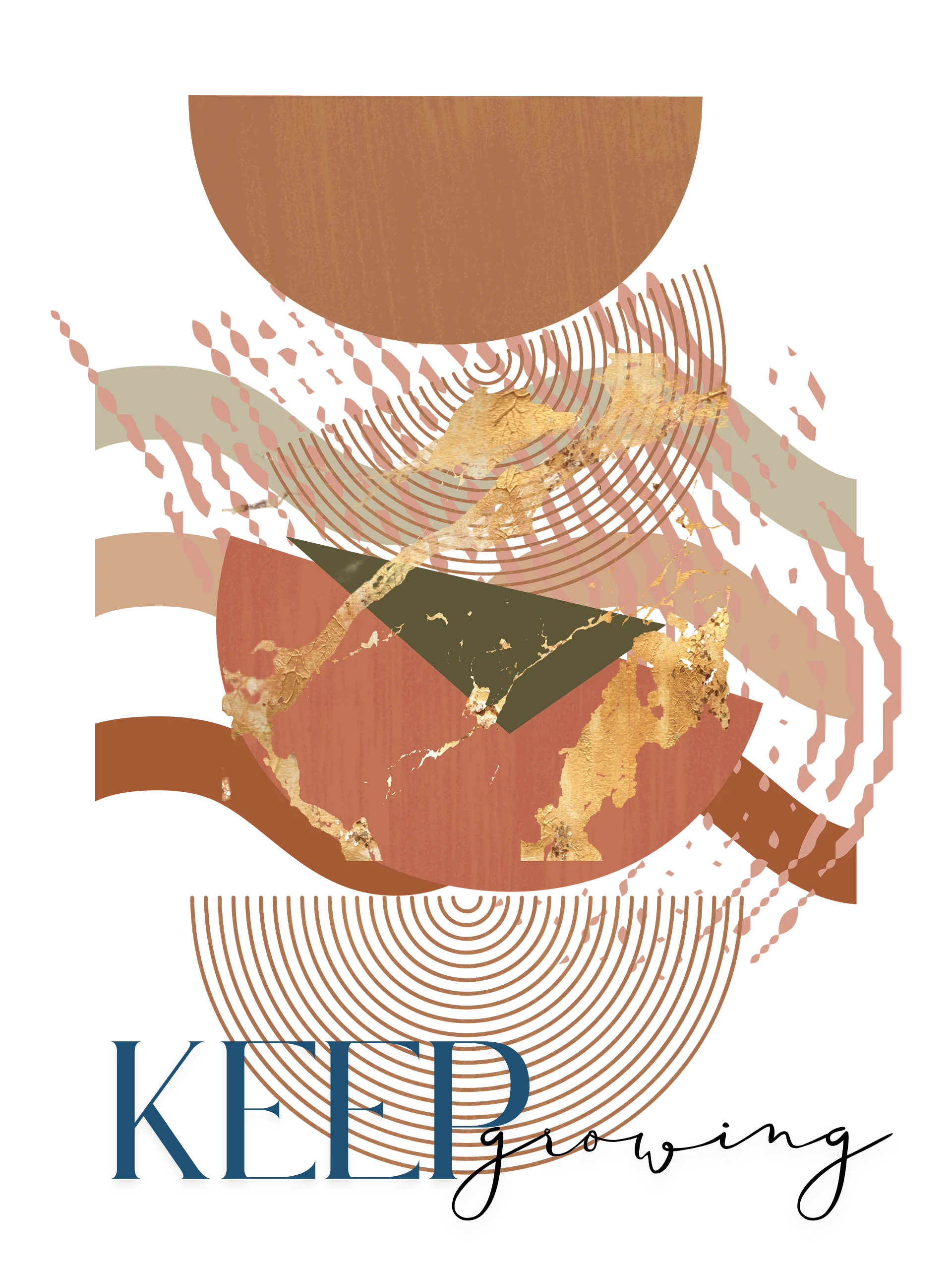 'Keep Growing' Abstract Print #3 product image (2)