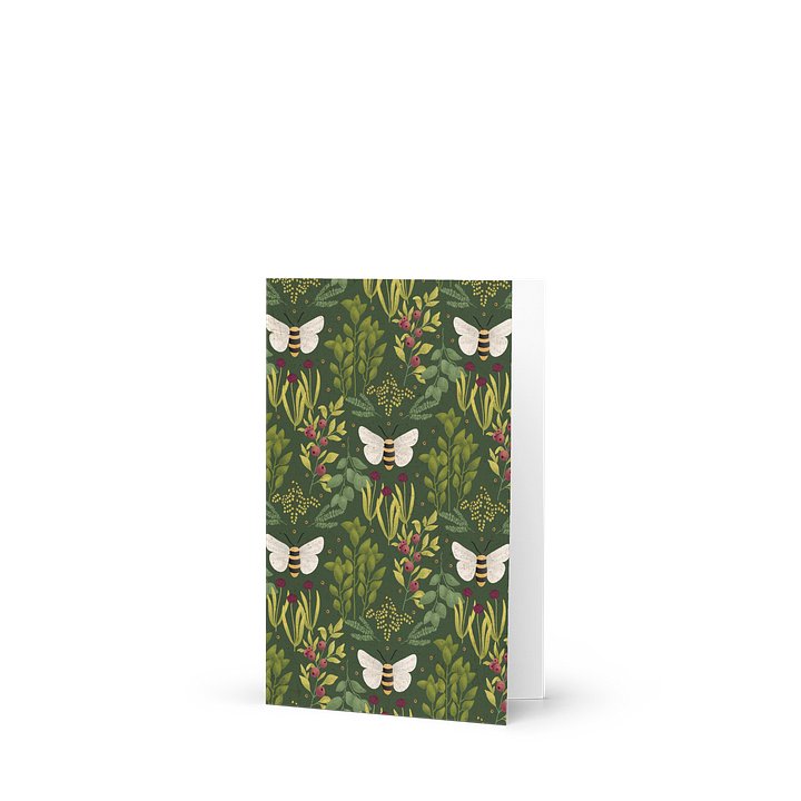 Bees and Foliage Greeting Card product image (1)