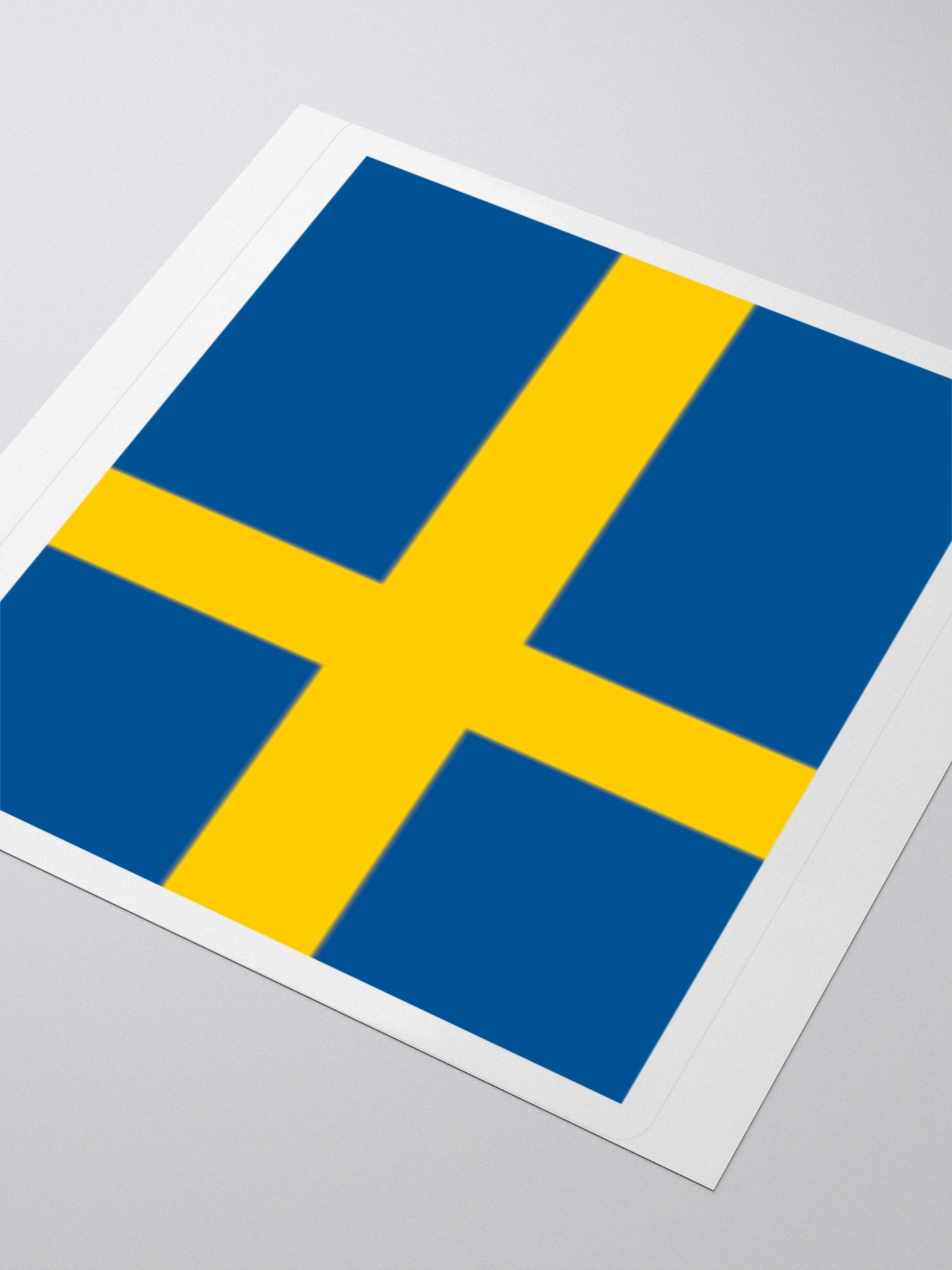 Exclusive Sweden Flag Kiss-Cut Stickers - High-Quality Vinyl, Multiple Sizes product image (8)