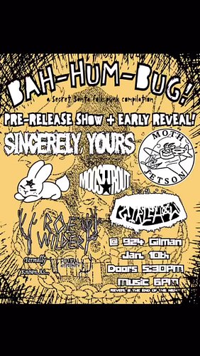 Clear your calendars for January 10th! 💛🖤
@sincerelyxyoursx and @924gilmanstreet are hosting the one and only BAH-HUM-BUG! SE...