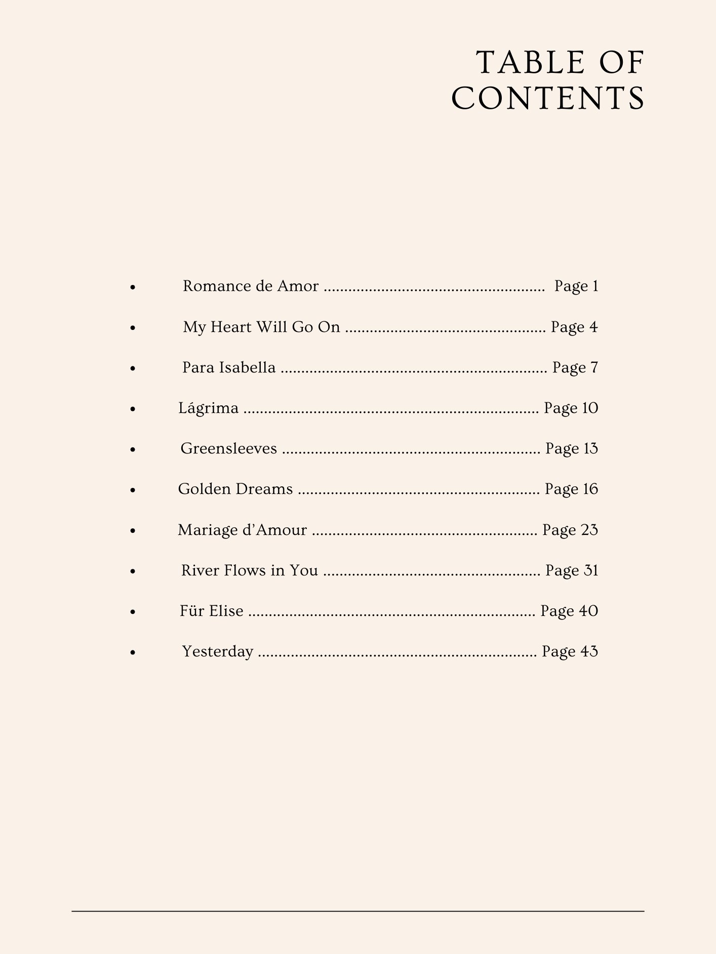 10 Easy Romantic Songs For Guitar product image (2)