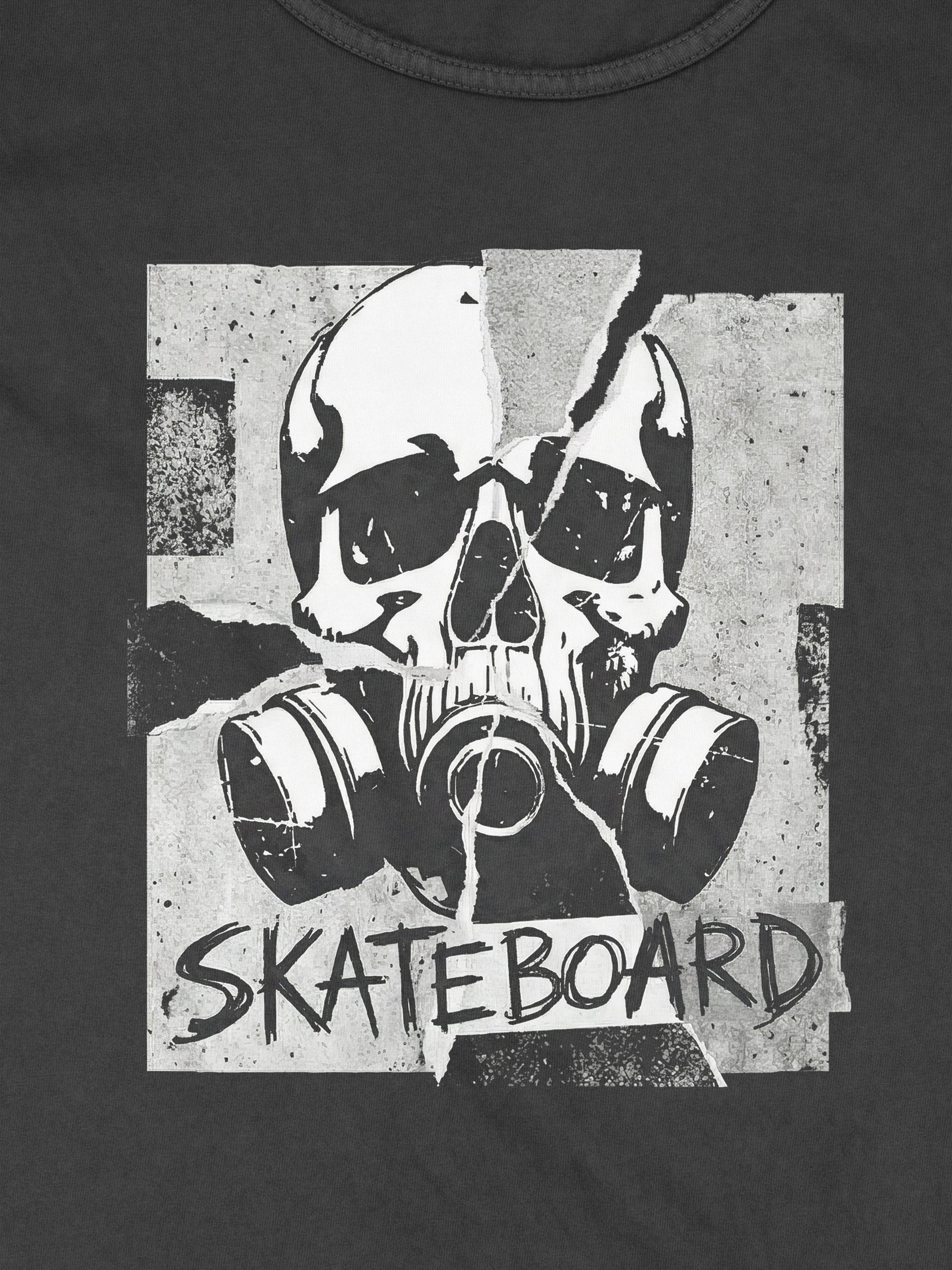 SKATEBOARD GAS MASK // TANK TOP // THE GENESIS COLLECTION product image (2)