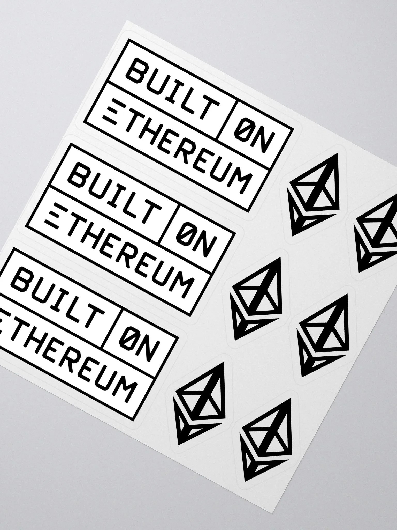 Build on Ethereum sticker set product image (2)