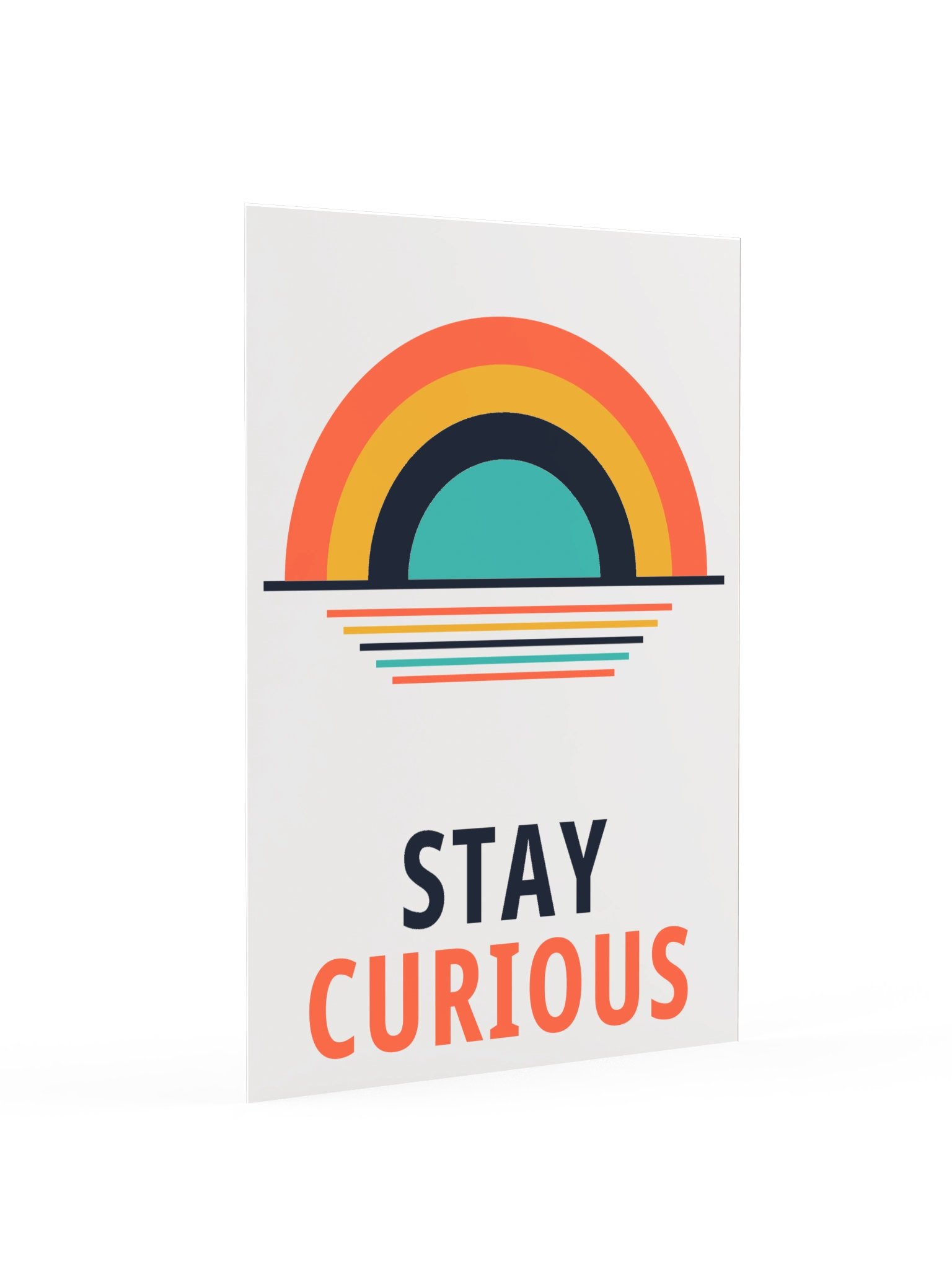 Stay Curious Sunrise Poster product image (4)