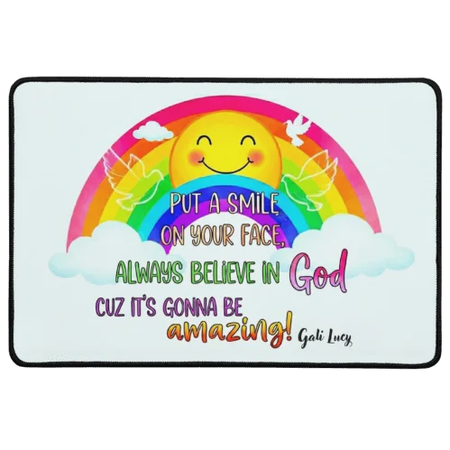 Put a Smile Desk Mat - Style 2 product image (2)
