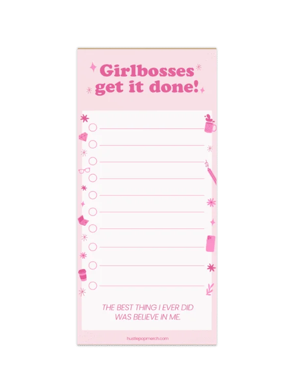 Girlbosses get it done! Notepad product image (1)