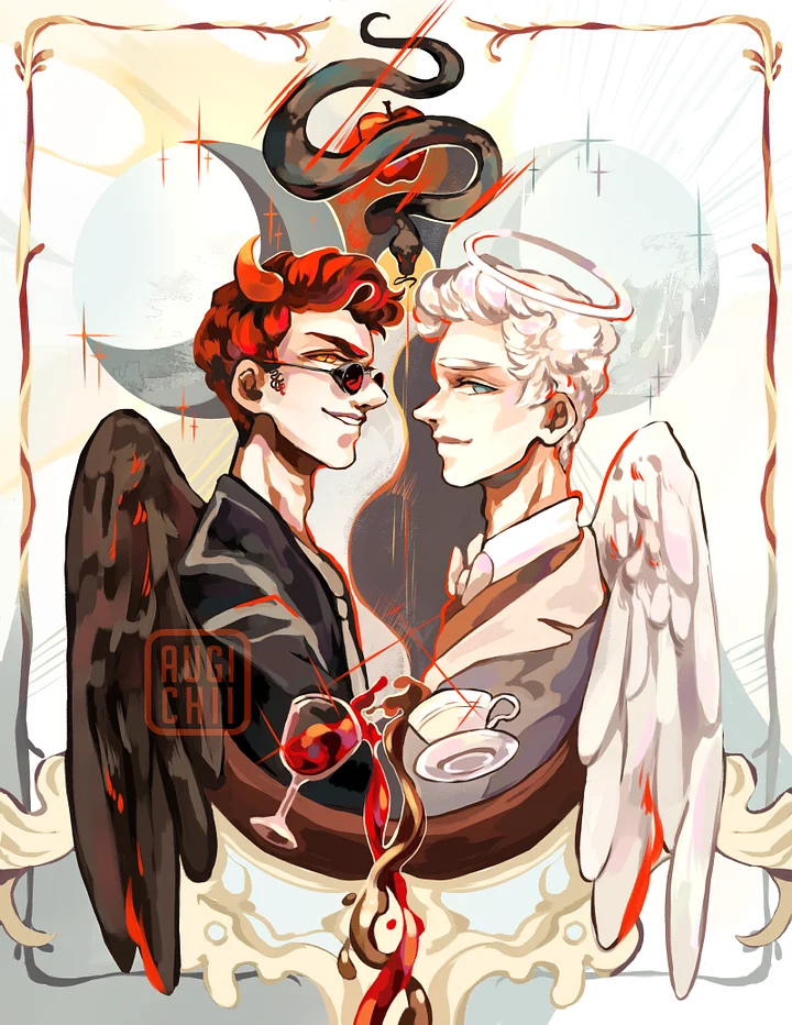 ⚫Good Omens // 2019 Print product image (1)