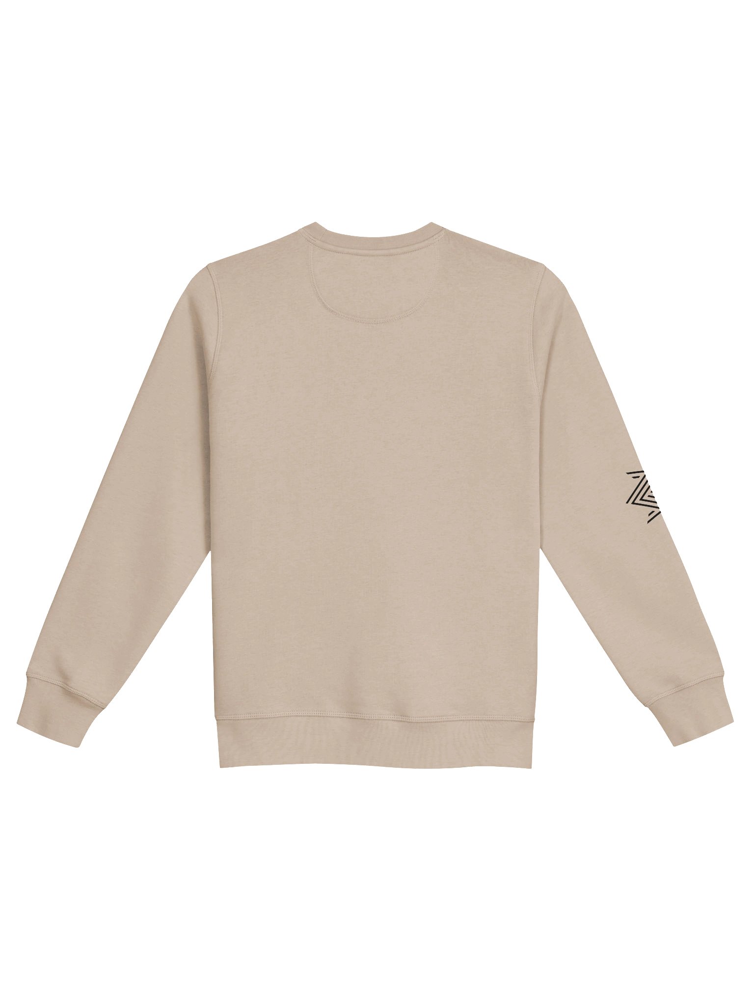 Crowned & Authentic Black Sweatshirt (Black Design) product image (2)