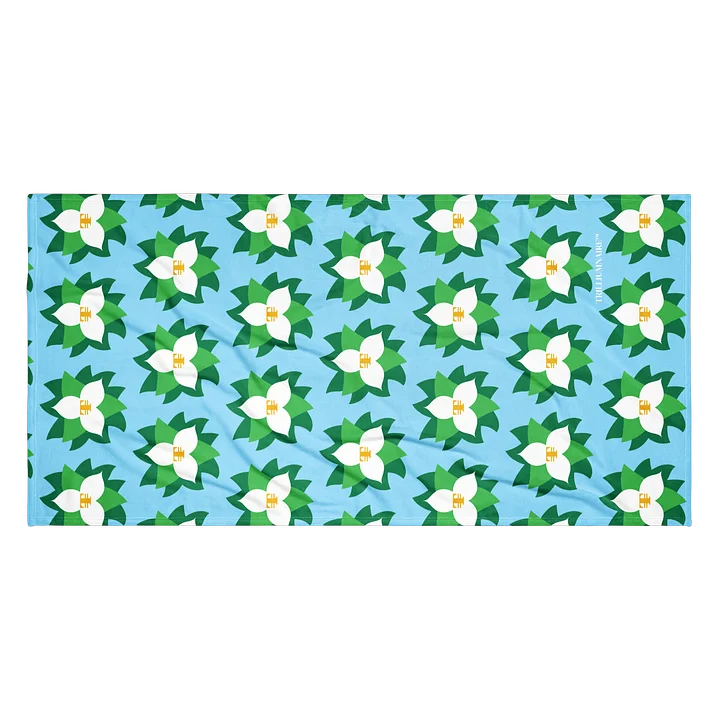 Trilliumnaire™ Full-Flower Beach Towel product image (2)