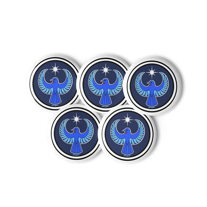 Eastern Bluebird- Resistance. MO, NY. (5-pack buttons) product image (2)