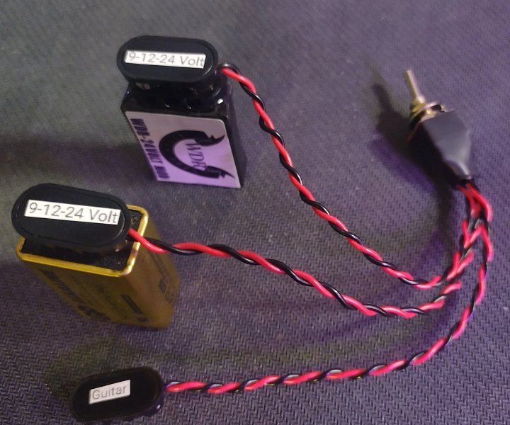 9V, 12V or 24V Dual Voltage Switch Mod by WDR-24Volt-Mod (Solderless) product image (1)