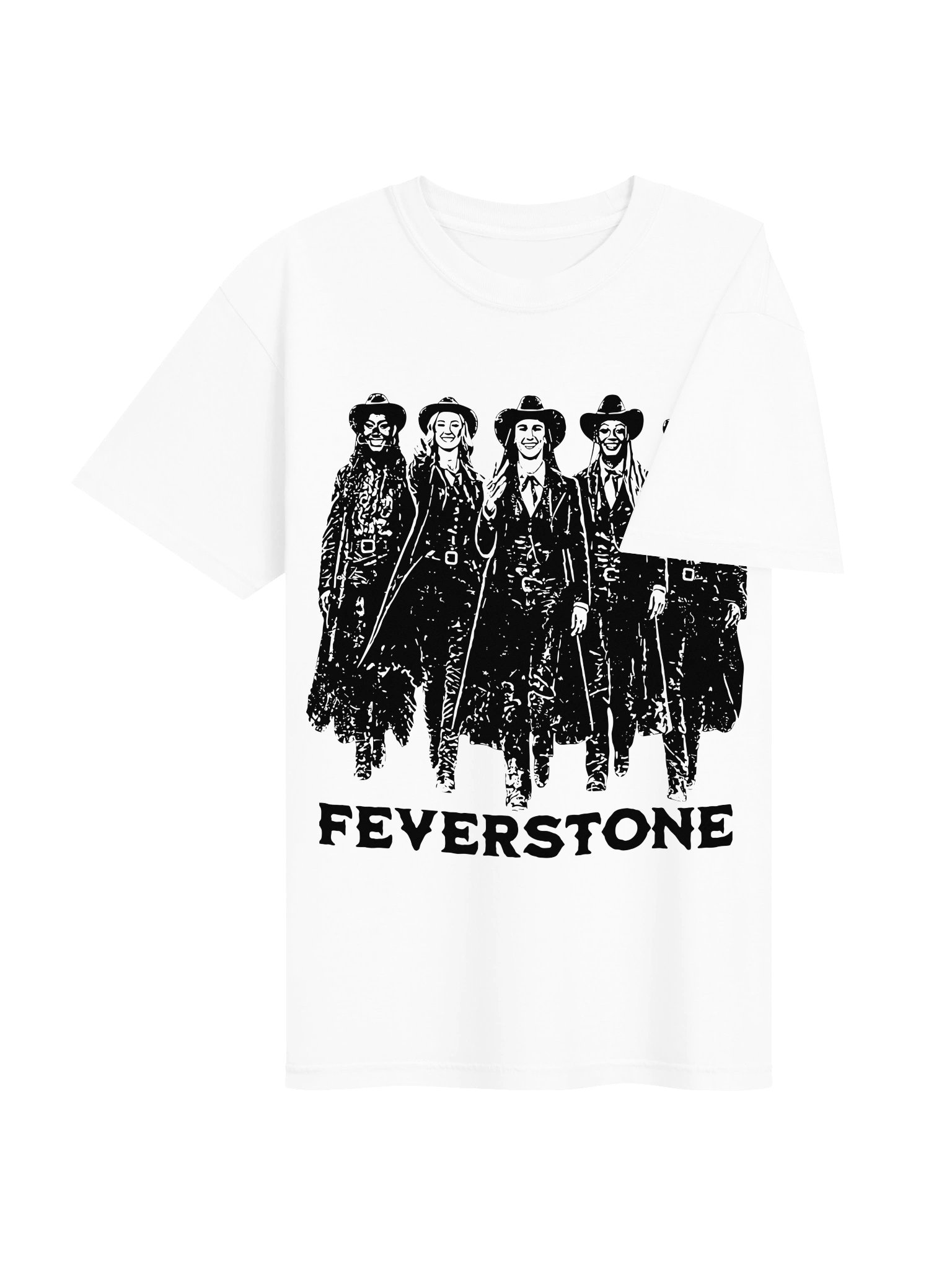 Vintage Feverstone shirt , Fierce Frontier Outlaw, Feverstone WIild, Cowgirl Western Graphic Design, product image (10)