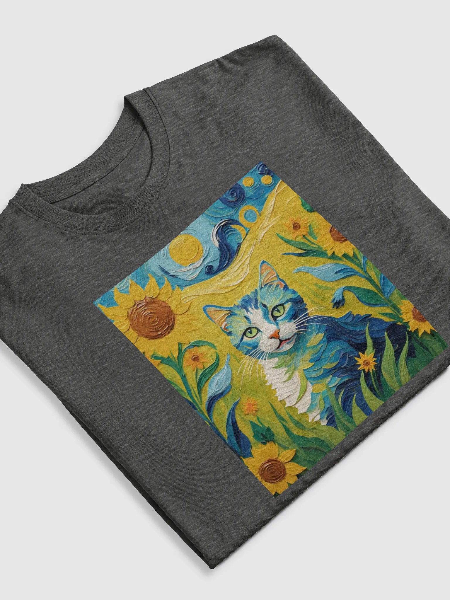 Van Gogh Cat Tee product image (59)