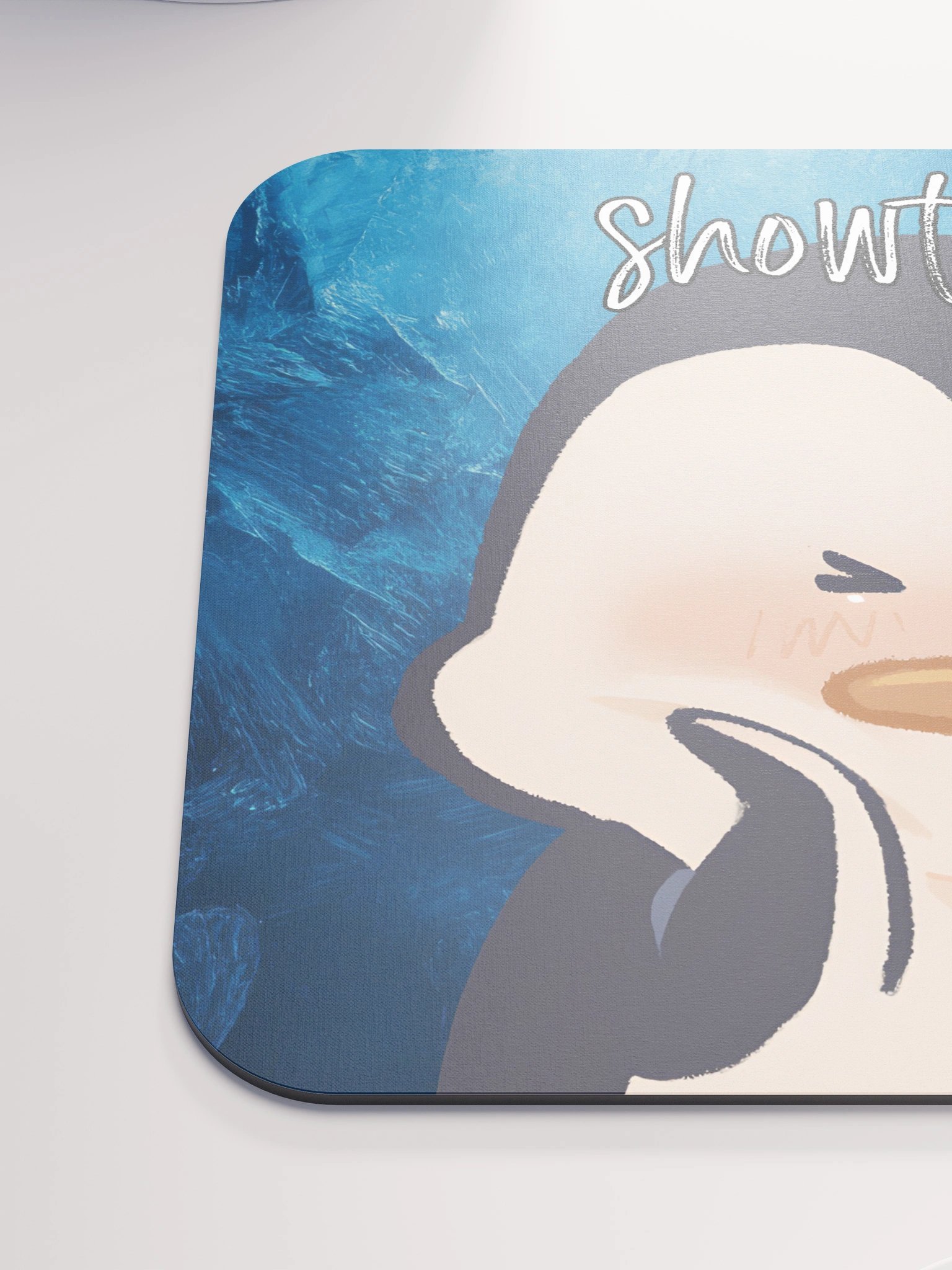 Blushy Penguin Mouse Pad product image (6)