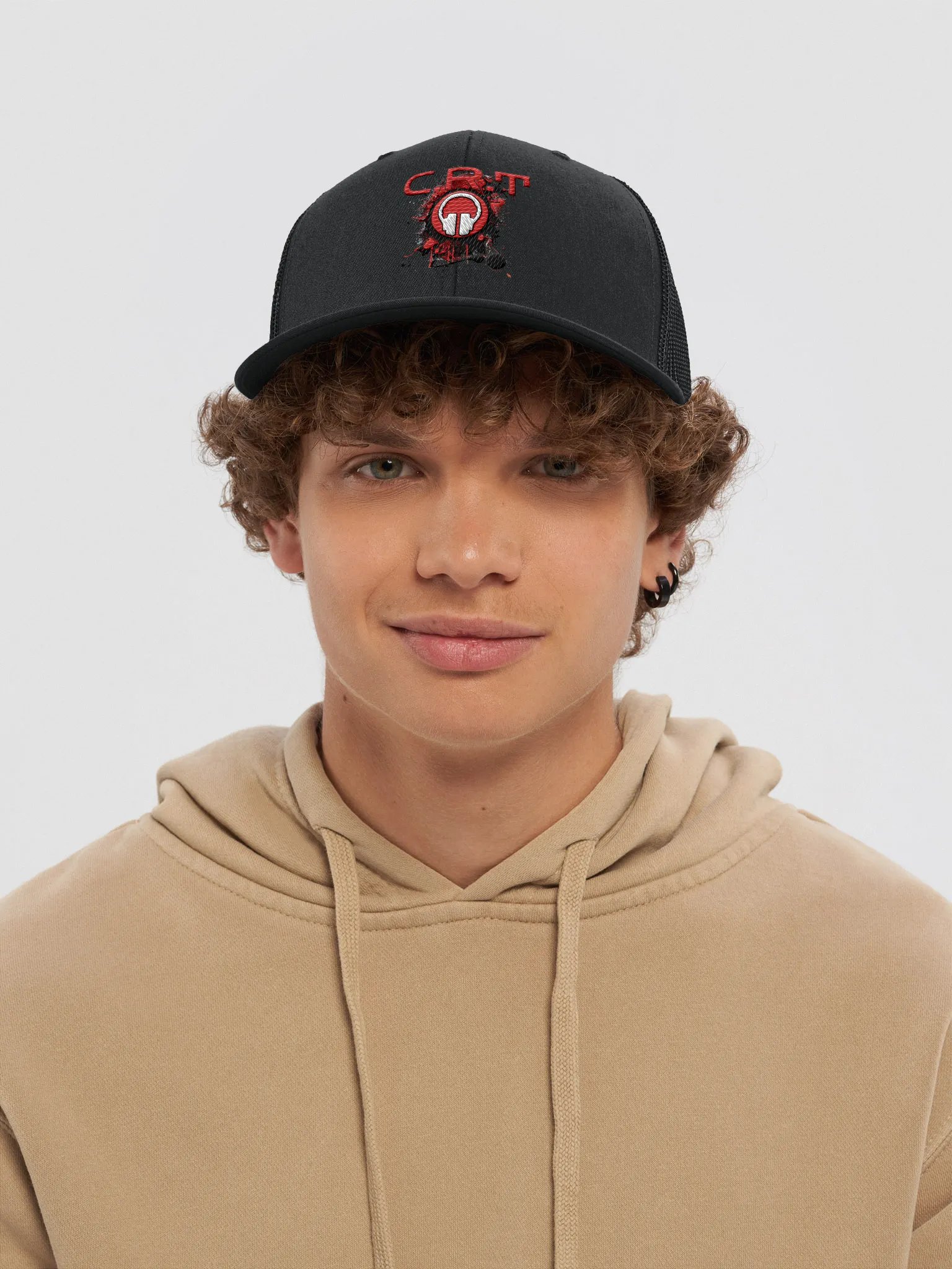 C.R.T Paint Splatter Richardson® Snapback trucker hat product image (5)