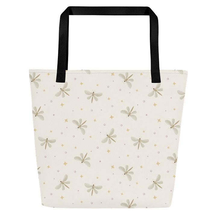 Serene Dragonflies Large Tote Bag product image (1)
