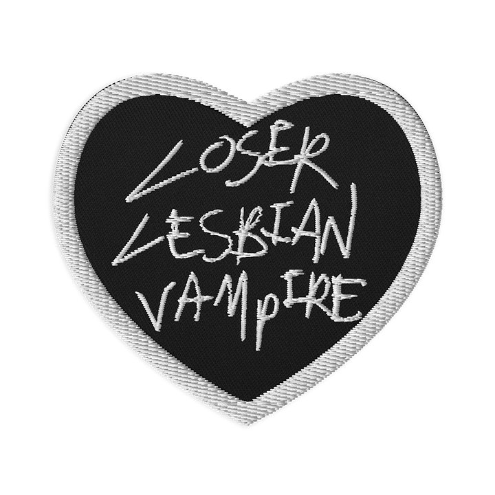 LOSER LESBIAN VAMPIRE Heart Patch product image (1)