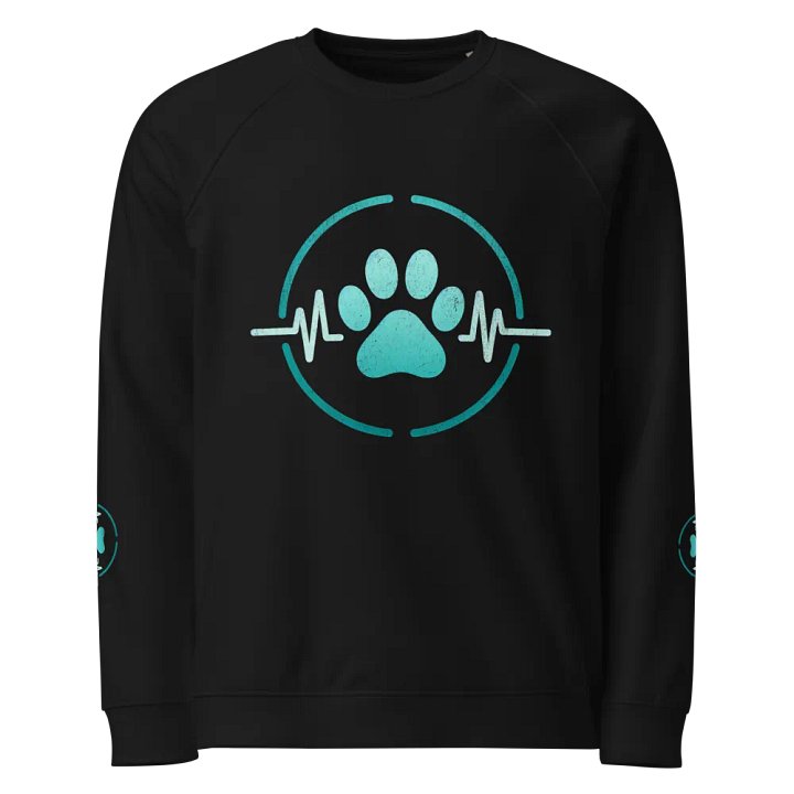 Pawsitive Heartbeat Organic Sweatshirt product image (1)