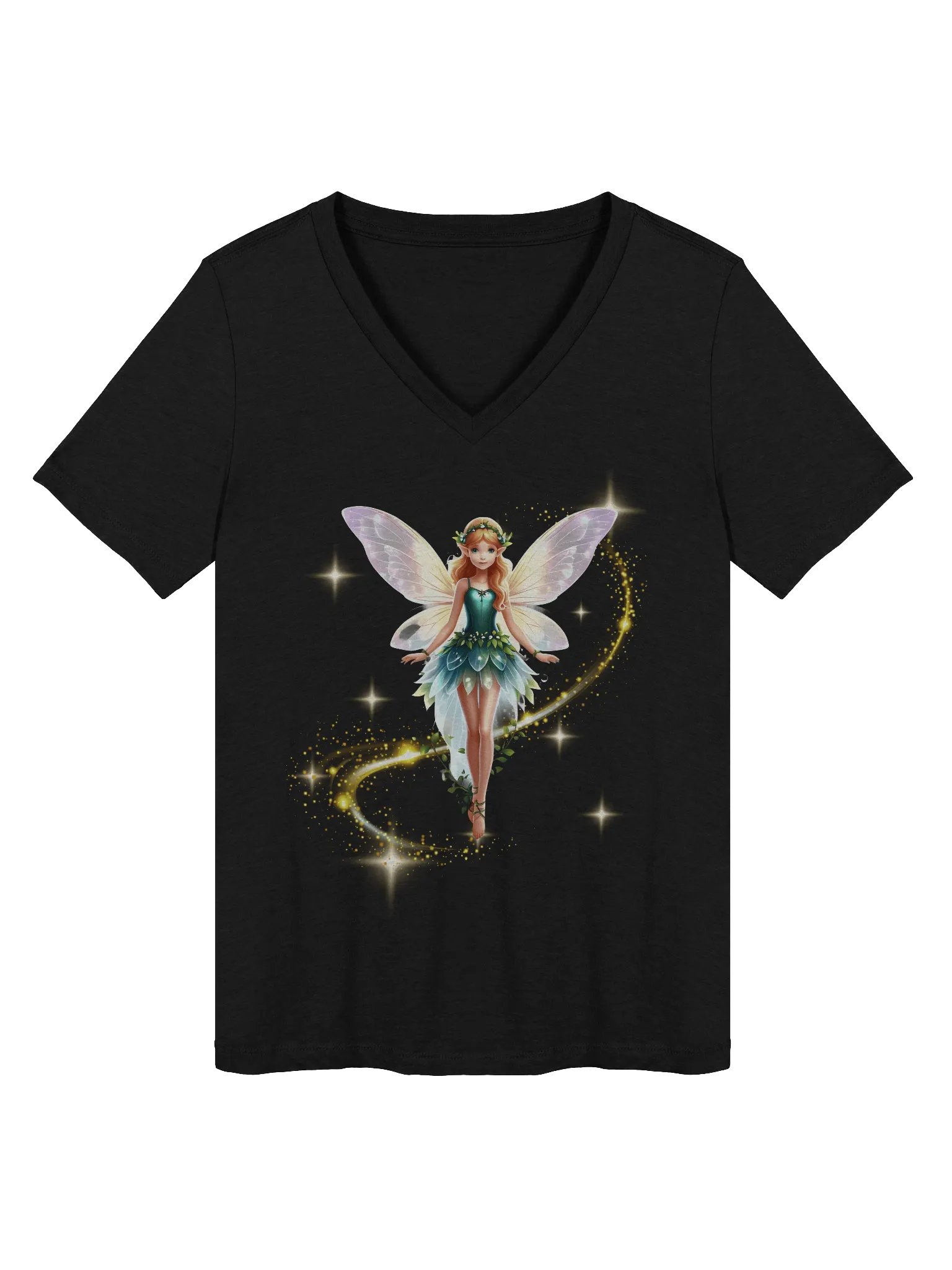 Enchanted Fairy V-Neck Tee Bella+Canvas (Women's) product image (1)
